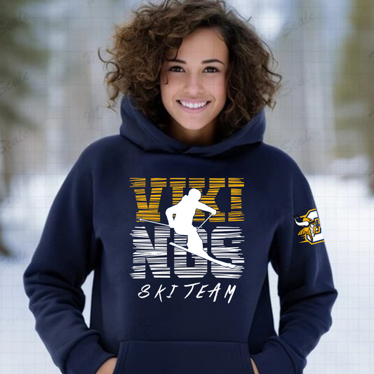 Cadillac Vikings Ski ADULT Hoodie