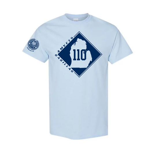 AMVETS Post #110 T-Shirt (G500) - LIGHT BLUE