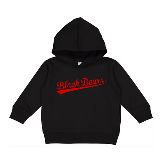 Script Black Bears Hockey TODDLER Hoodie