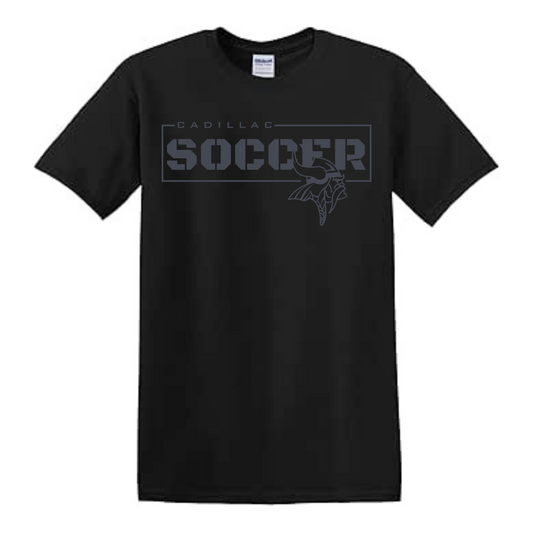 BLACKOUT Cadillac Vikings Soccer ADULT Unisex T-Shirt
