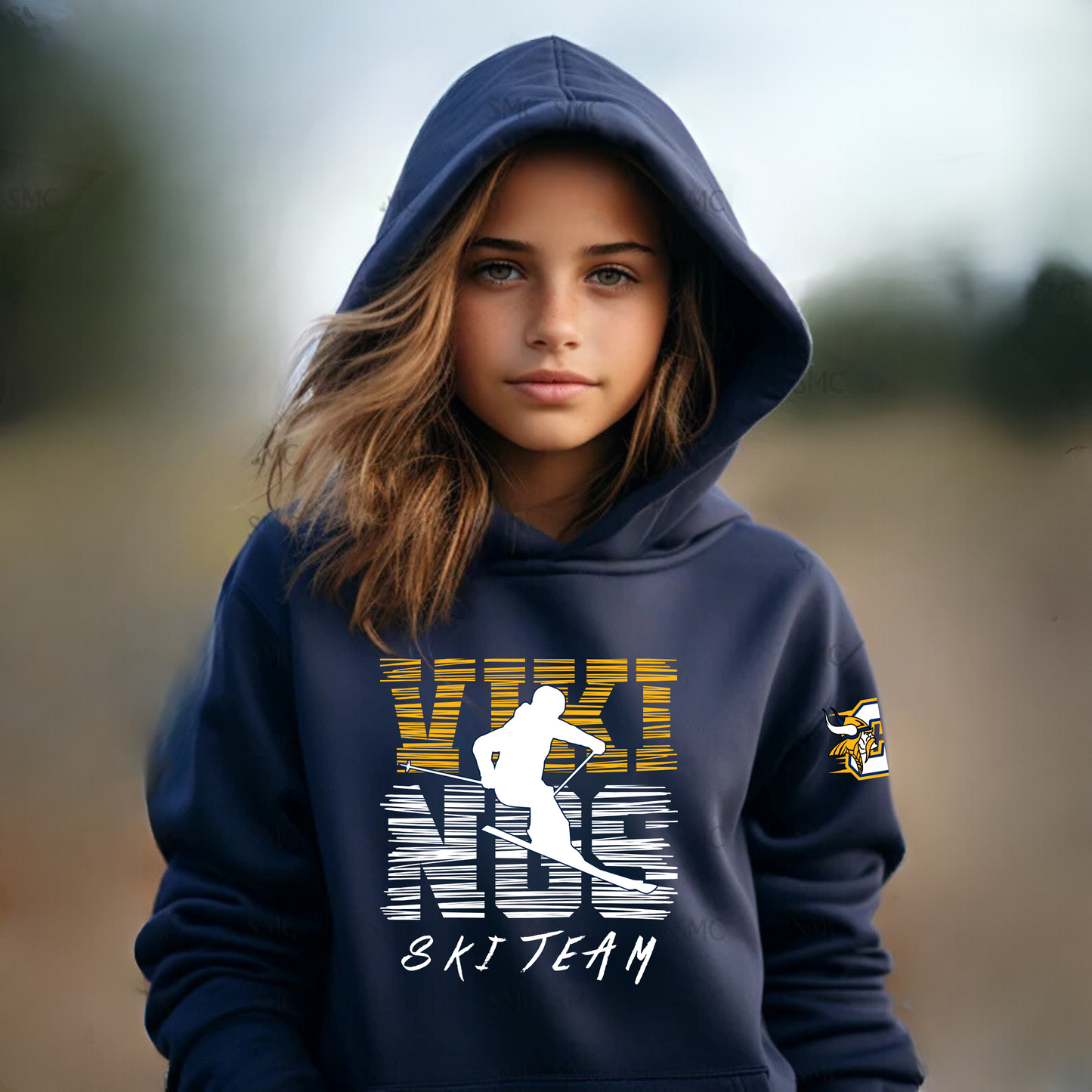 Cadillac Vikings Ski Unisex YOUTH Hoodie