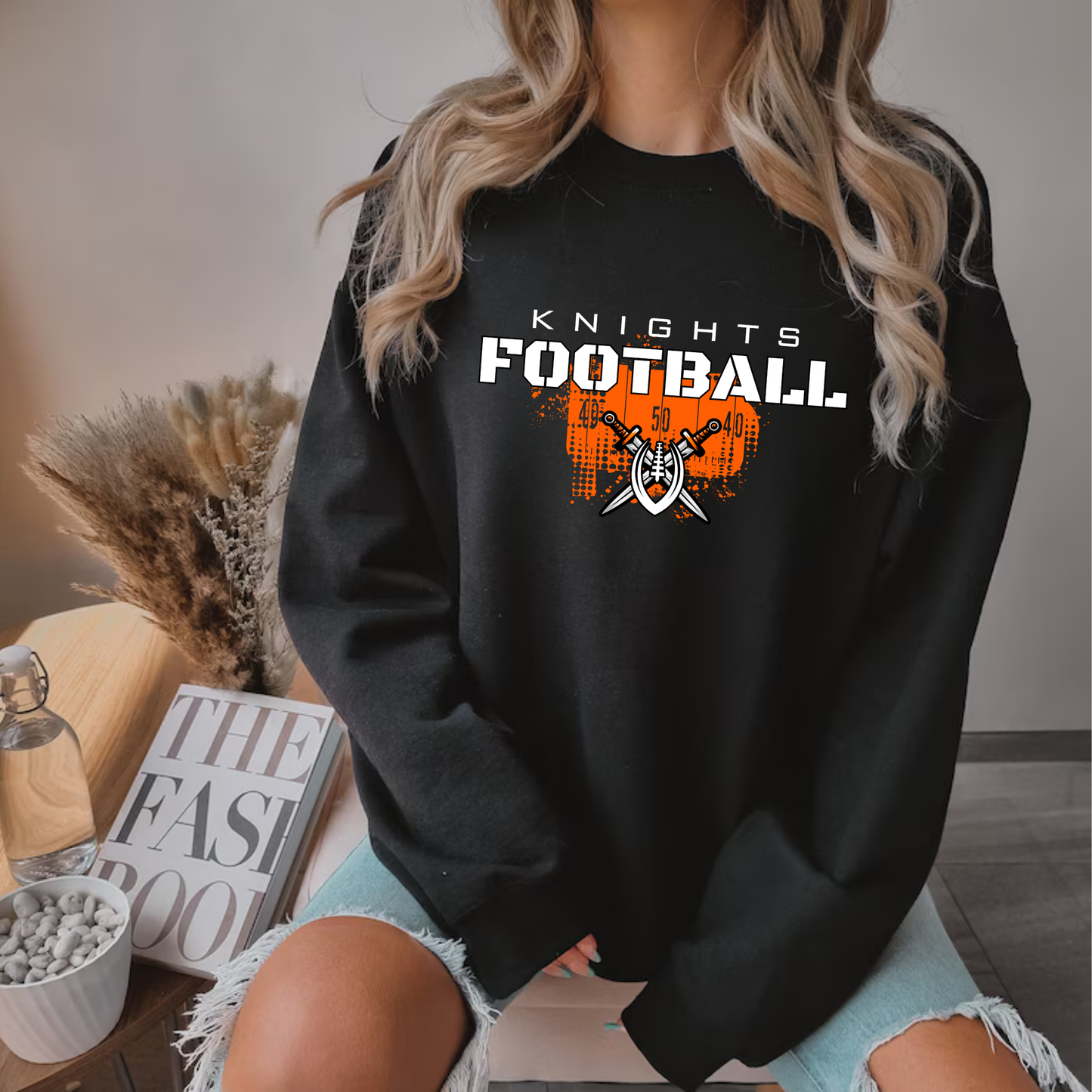 Knights Junior Football ADULT Unisex Crewneck Sweatshirt