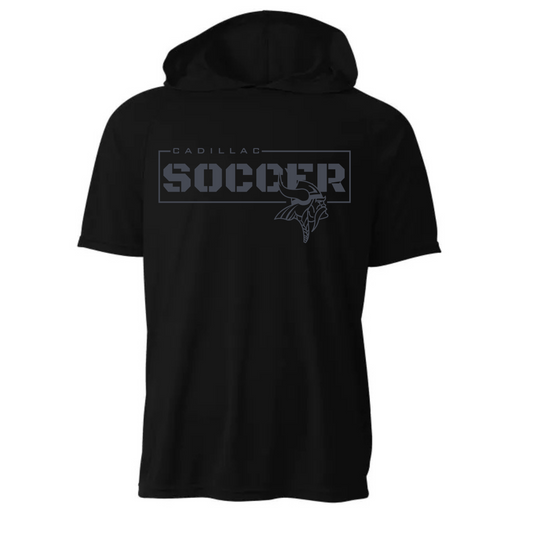 BLACKOUT Cadillac Soccer DRI-FIT Cooling Performance Hooded T-Shirt