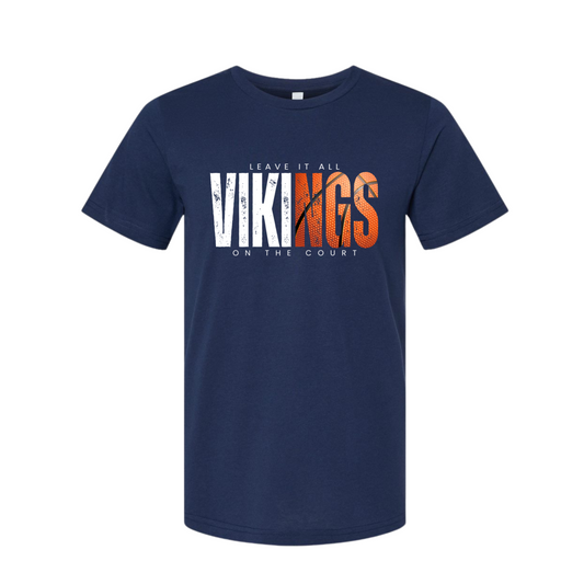 Cadillac Vikings Basketball ADULT T-Shirt