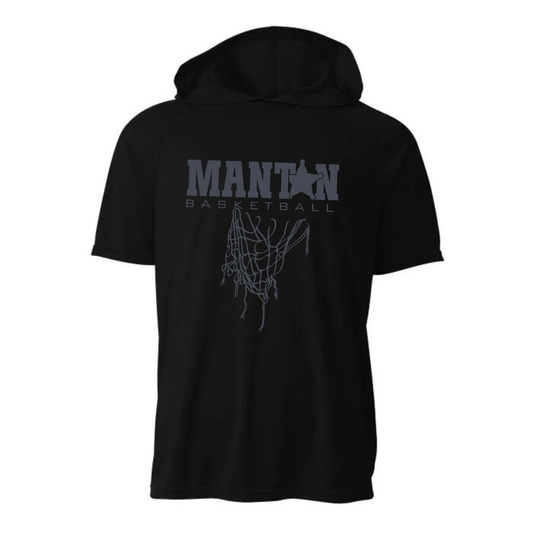 BLACKOUT Manton Rangers Basketball DRI-FIT Cooling Performance Hooded T-Shirt