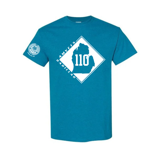 AMVETS Post #110 T-Shirt (G500) - SAPPHIRE