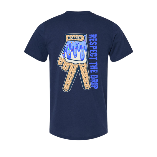 RESPECT THE DRIP Cadillac Vikings Baseball ADULT T-Shirt