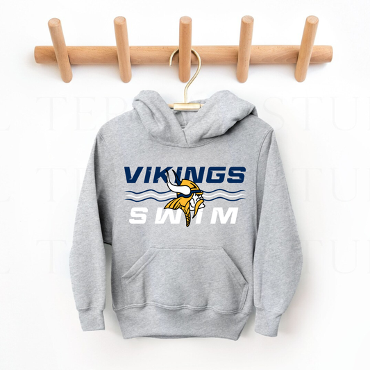 Cadillac Vikings Swim Unisex YOUTH Hoodie