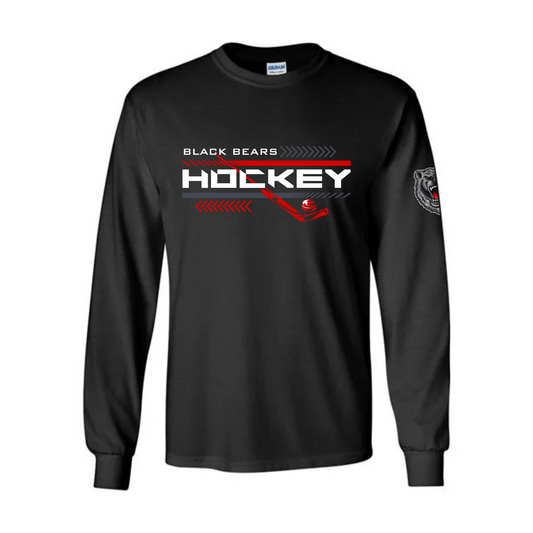 Black Bears Hockey UNISEX Long-Sleeve T-Shirt