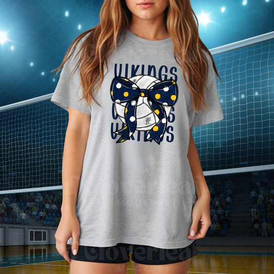 Cadillac Vikings Volleyball ADULT Unisex T-Shirt