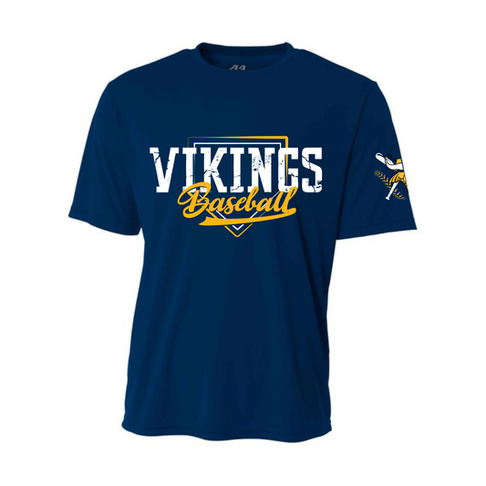 DRI-FIT Cadillac Vikings Baseball ADULT T-Shirt (Cooling Performance T-Shirt)
