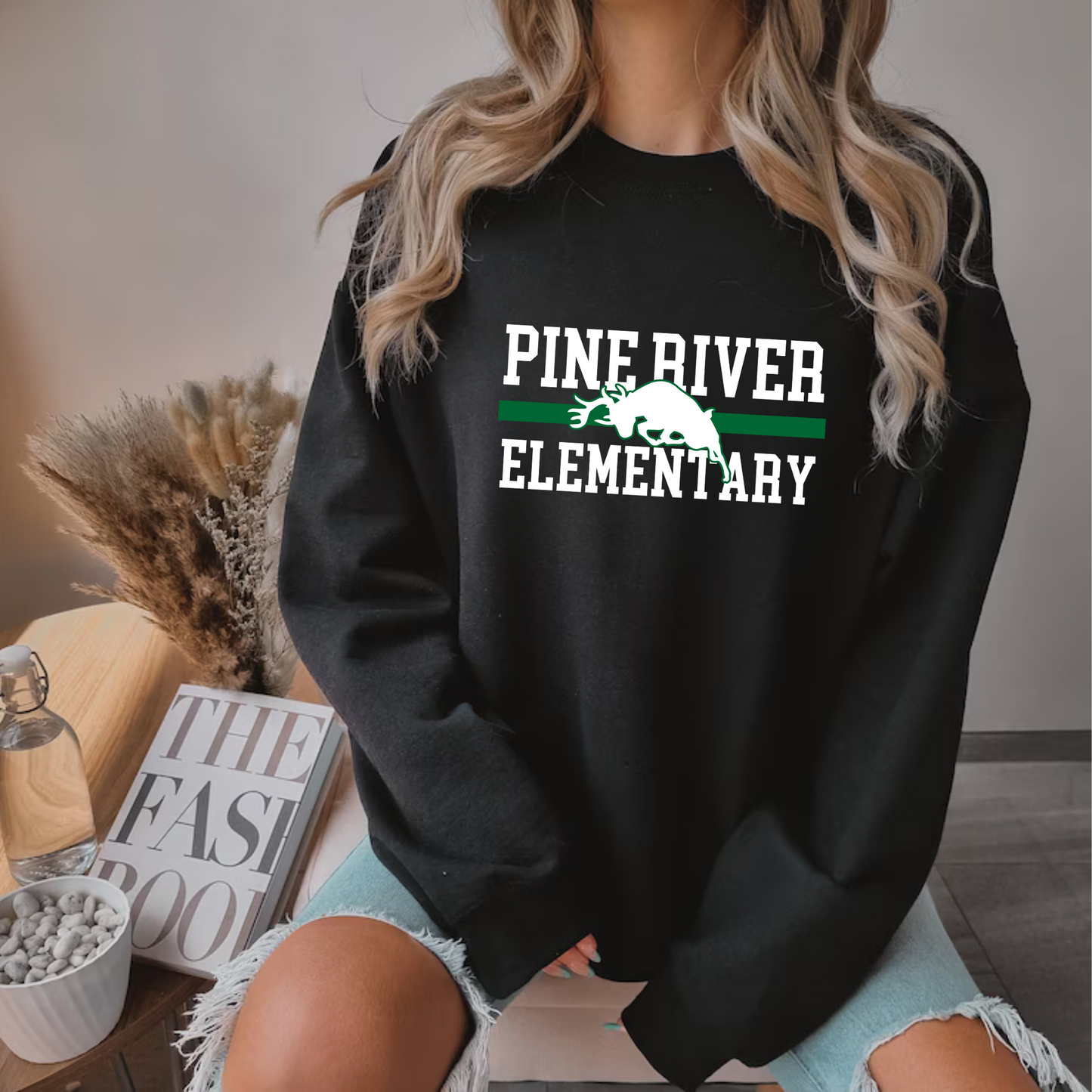 Pine River Elementary ADULT Crewneck Sweatshirt