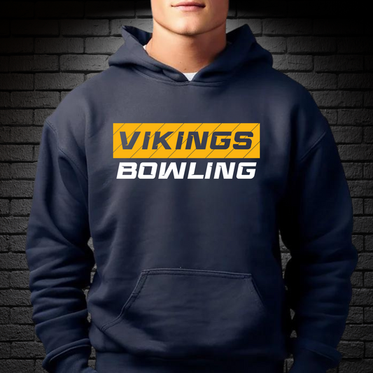 Cadillac Vikings Bowling ADULT Hoodie