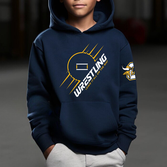 Vikings Wrestling YOUTH Hoodie