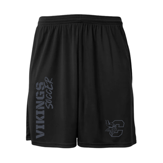 BLACKOUT Cadillac Soccer Dri-Fit Cooling Performance Shorts w/ Pockets