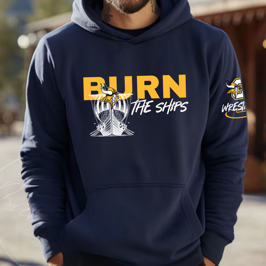 Burn the Ships Wrestling ADULT Hoodie