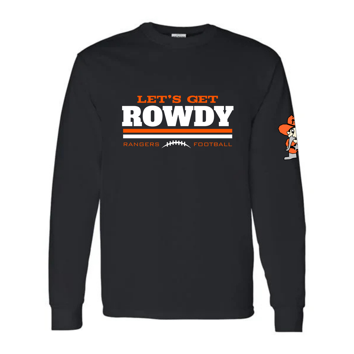 Let's Get Rowdy Manton Rangers Football UNISEX Long-Sleeve T-Shirt