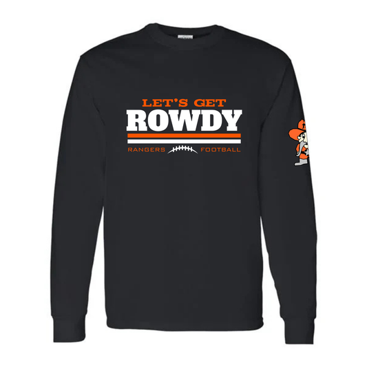 Let's Get Rowdy Manton Rangers Football UNISEX Long-Sleeve T-Shirt