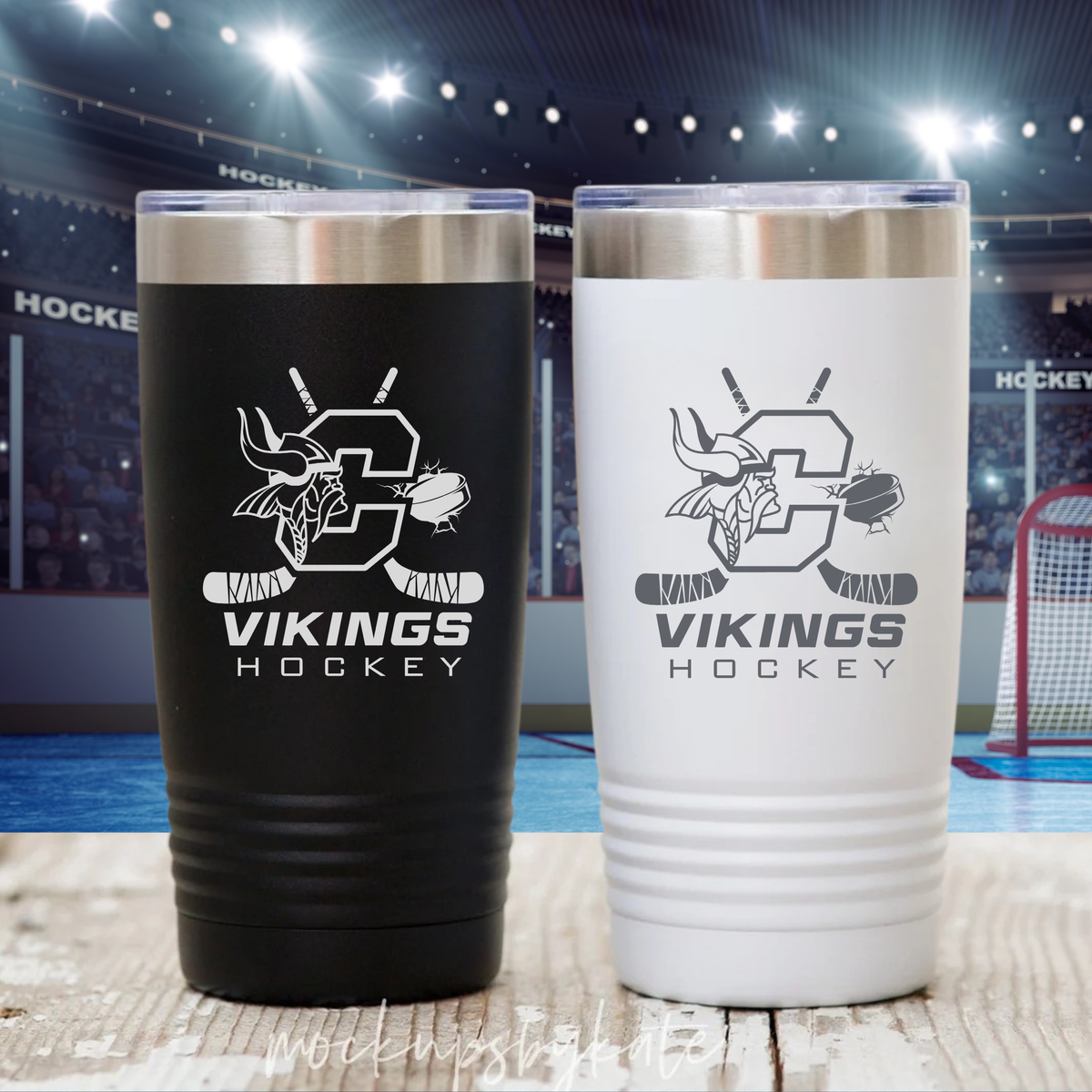 Cadillac Vikings HOCKEY 20 oz Tumbler