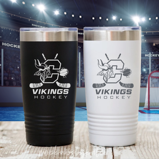 Cadillac Vikings HOCKEY 20 oz Tumbler