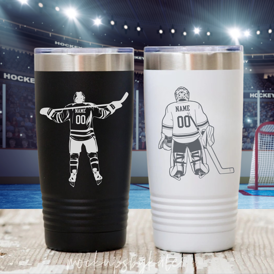 Personalized Cadillac Vikings HOCKEY 20 oz Tumbler