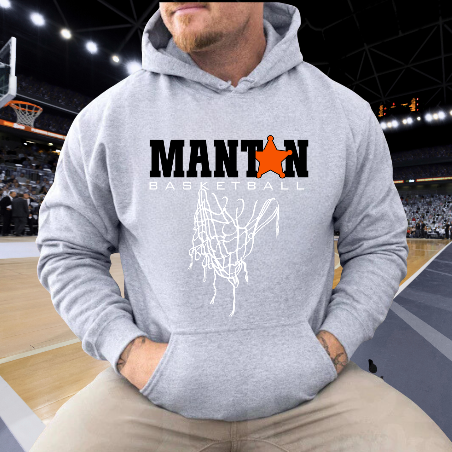 Manton Rangers Basketball ADULT Hoodie
