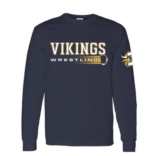 Cadillac Vikings Wrestling UNISEX Long-Sleeve T-Shirt
