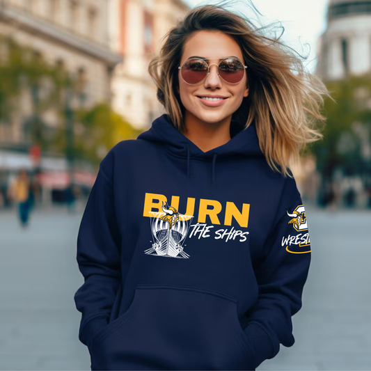 Burn the Ships Wrestling ADULT Hoodie