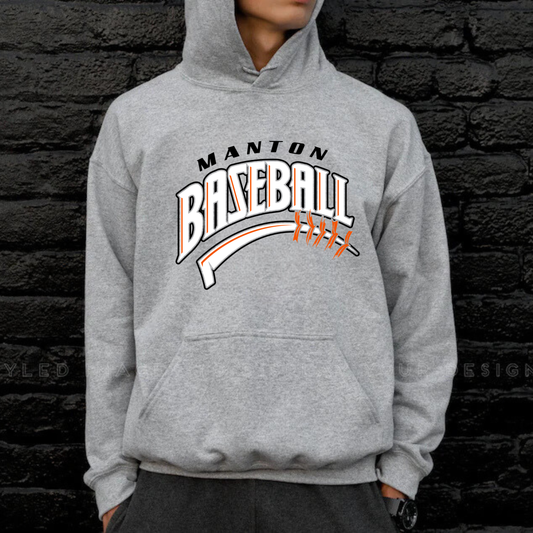 Manton Rangers Baseball Unisex YOUTH Hoodie