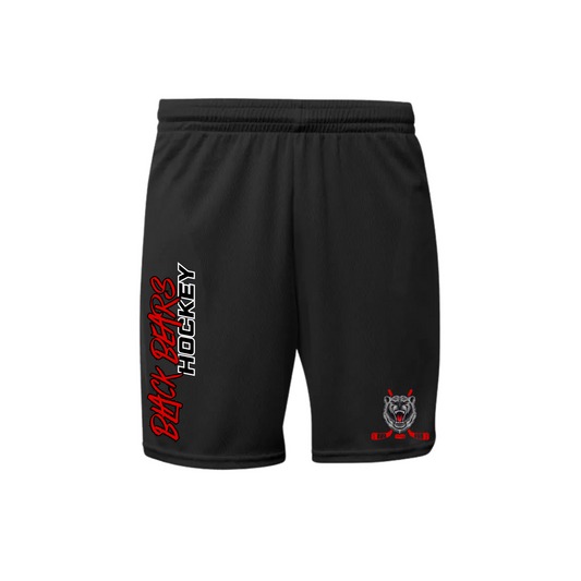 Black Bears Hockey MESH Shorts w/ Pockets - BLACK