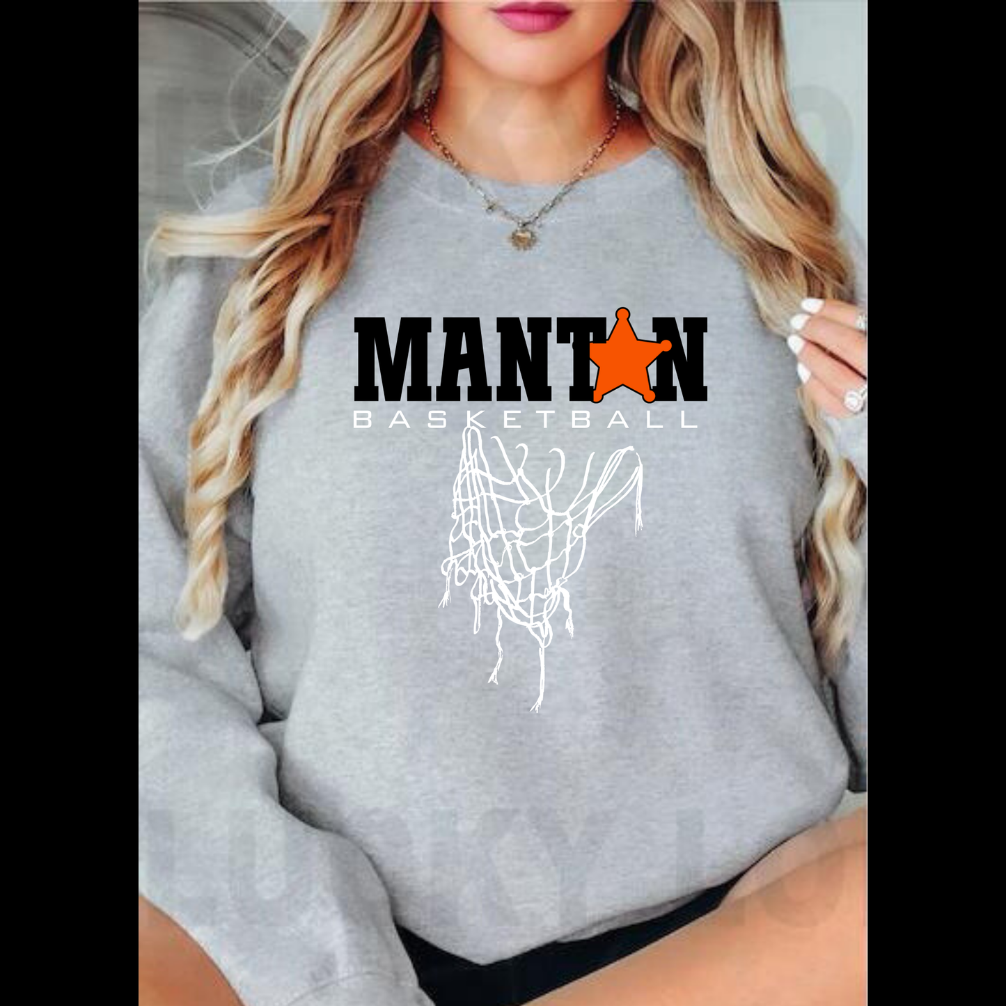 Manton Rangers Basketball ADULT Unisex Crewneck Sweatshirt