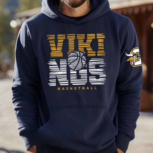 Vikings Basketball ADULT Hoodie