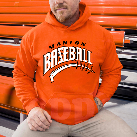 Manton Rangers Baseball Unisex ADULT Hoodie