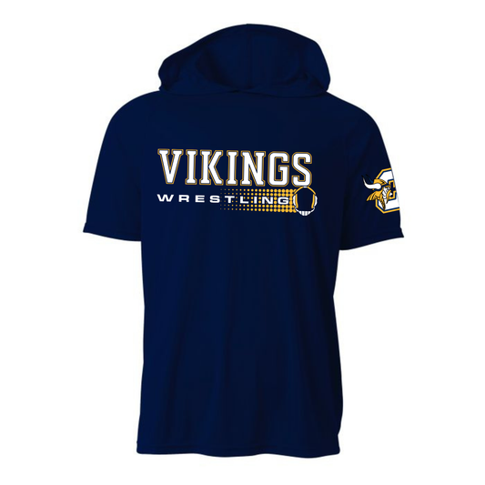 Cadillac Vikings Wrestling DRI-FIT Cooling Performance Hooded T-Shirt