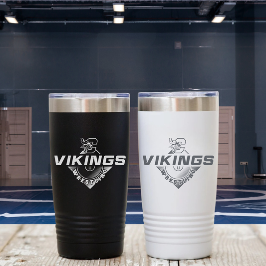Cadillac Vikings WRESTLING 20 oz Tumbler