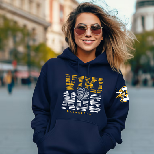 Vikings Basketball ADULT Hoodie