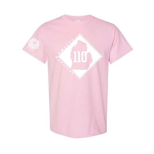 AMVETS Post #110 T-Shirt (G500) - LIGHT PINK