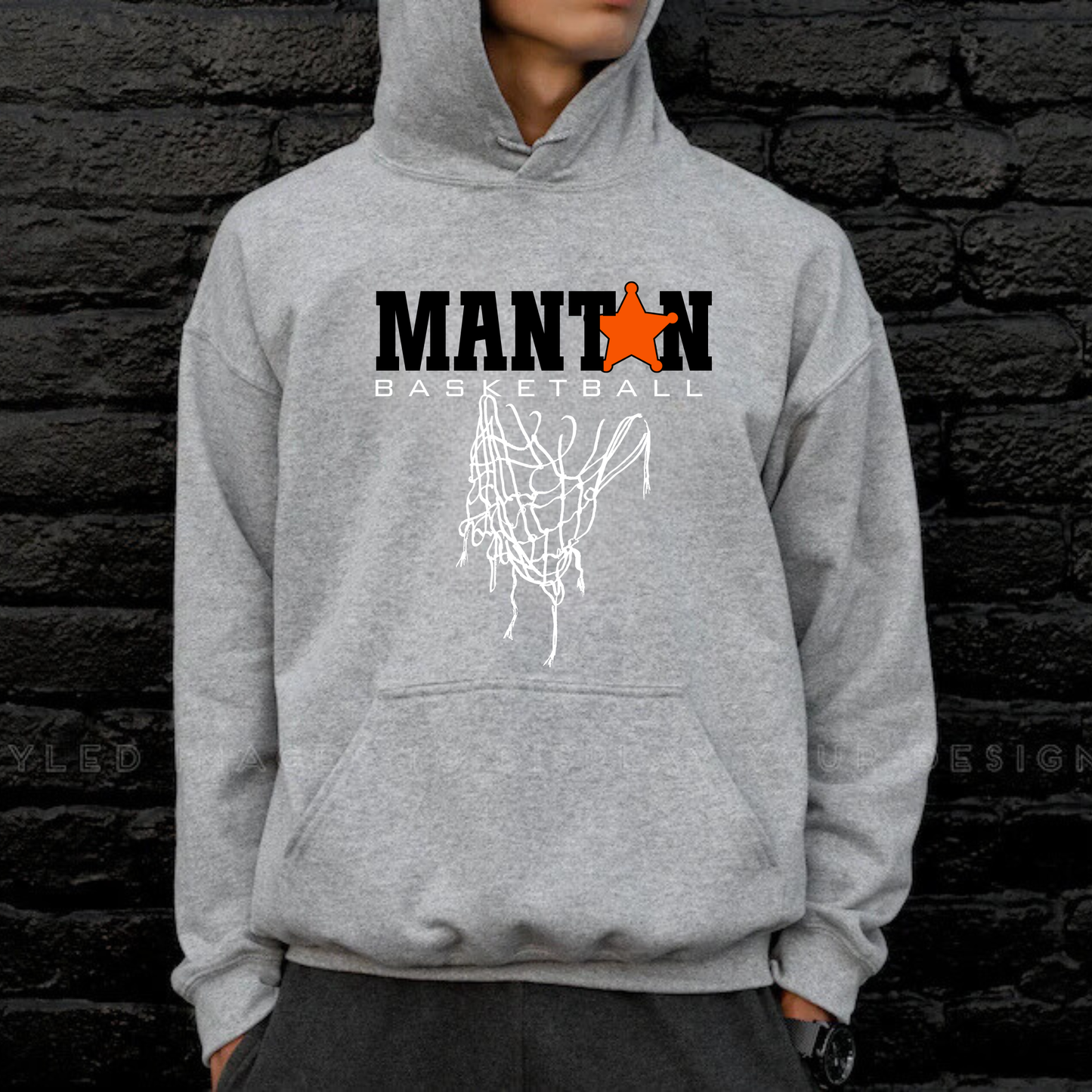 Manton Rangers Basketball Unisex YOUTH Hoodie