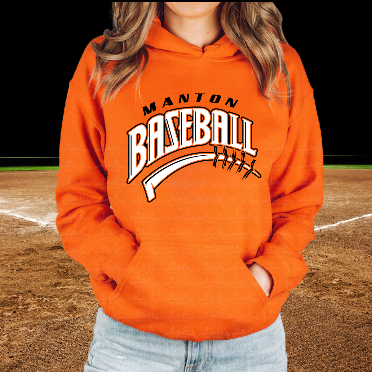 Manton Rangers Baseball Unisex ADULT Hoodie