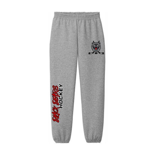Black Bears Hockey UNISEX Sweatpants - SPORT GREY