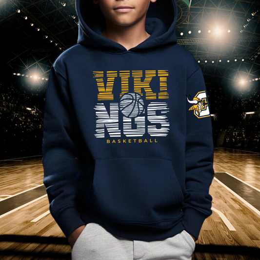 Cadillac Vikings Basketball YOUTH Hoodie