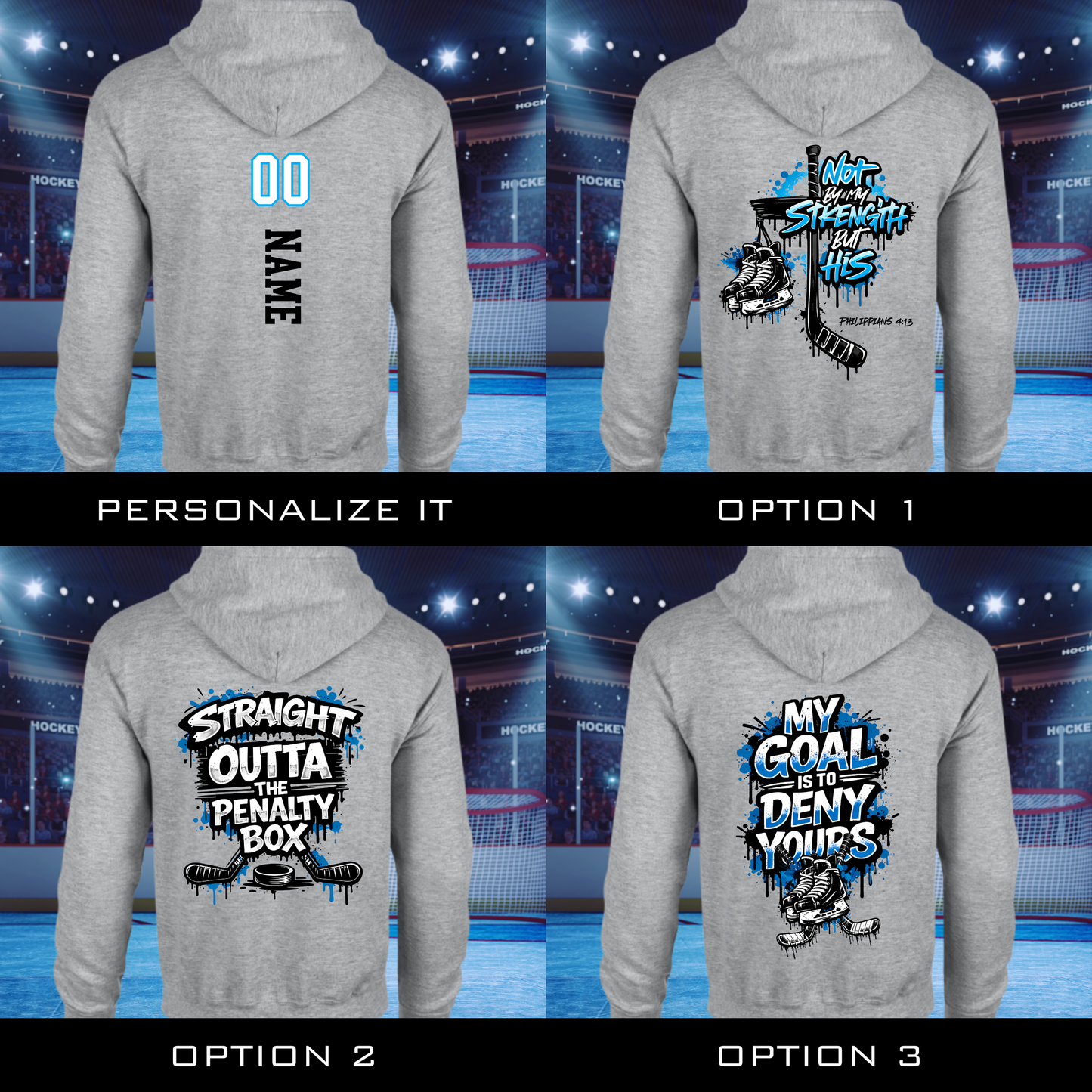 2026 HOCKEY NIGHT IN CADILLAC Tournament Hoodie - PREORDER