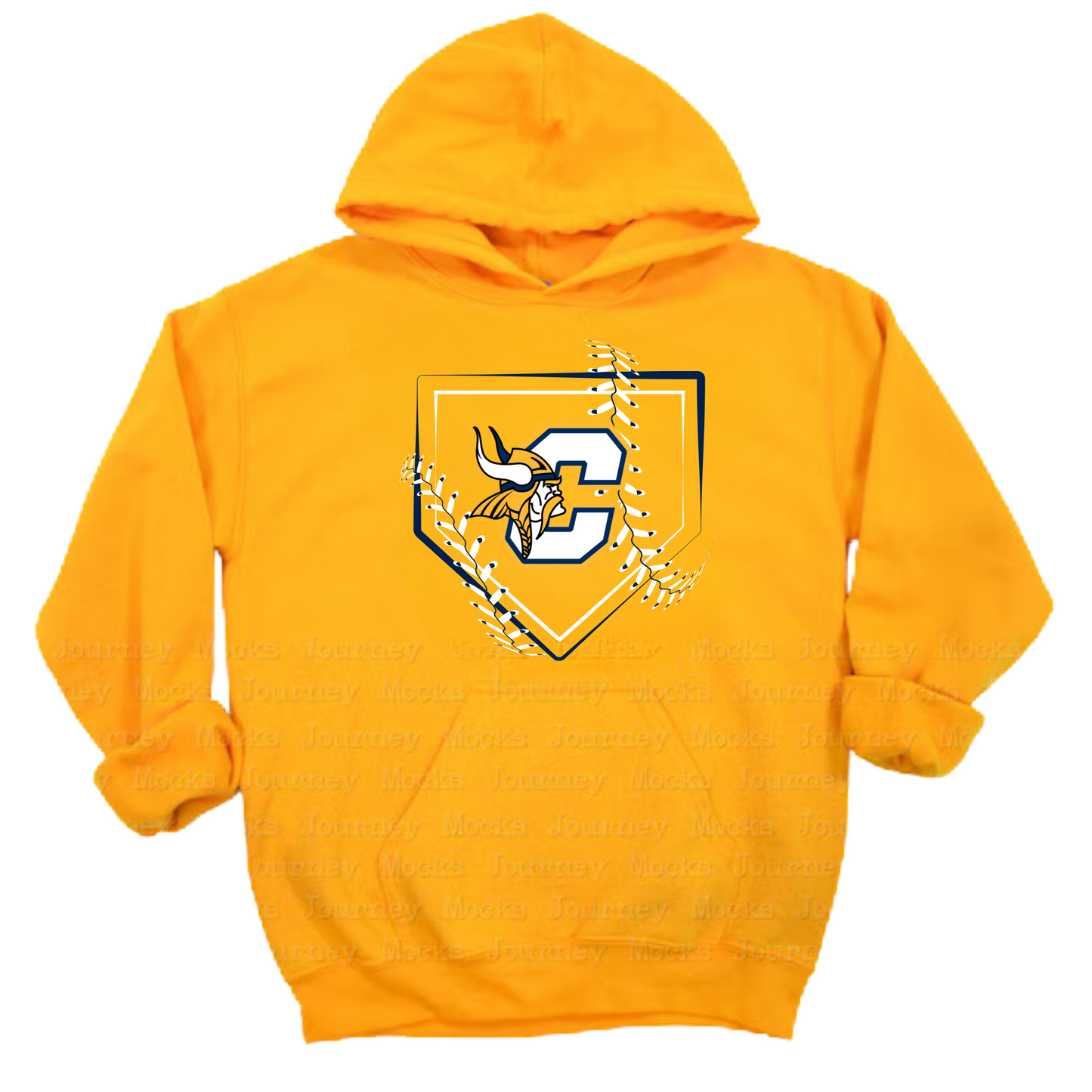 Cadillac Vikings Baseball ADULT Hoodie