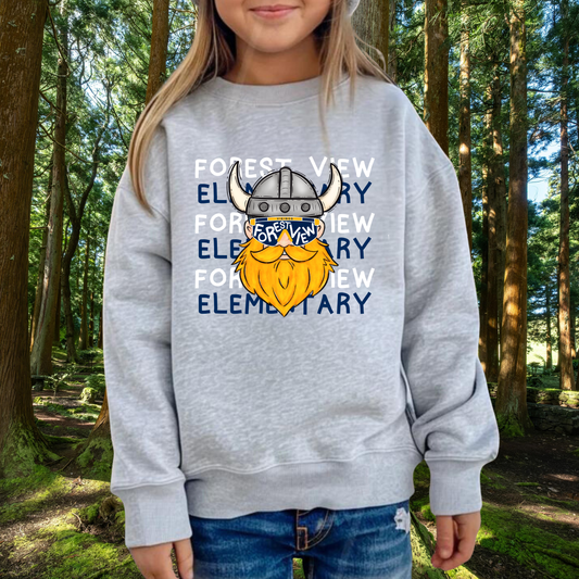 Forest View Elementary UNISEX Crewneck Sweatshirt