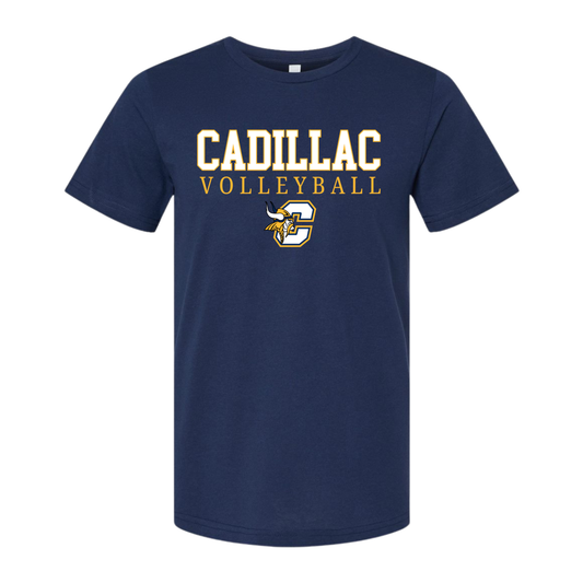 Cadillac Vikings Volleyball ADULT Unisex T-Shirt