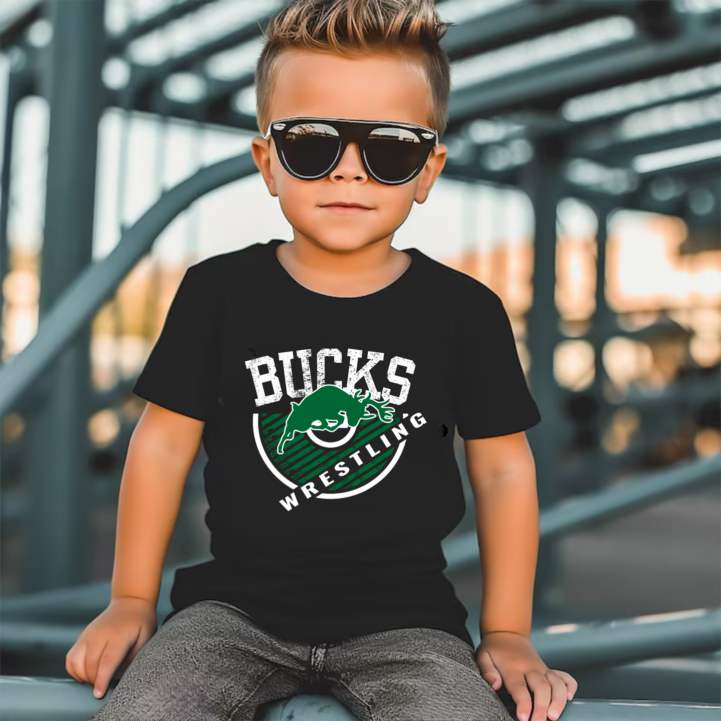 Pine River Bucks Wrestling Unisex YOUTH T-Shirt