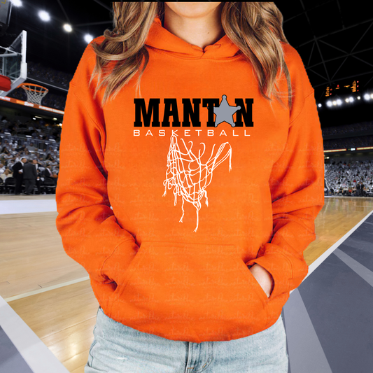 Manton Rangers Basketball ADULT Hoodie