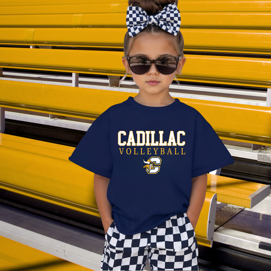 Cadillac Vikings Volleyball Unisex YOUTH T-Shirt
