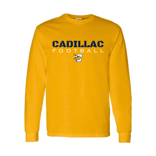 Cadillac Vikings Football UNISEX Long-Sleeve T-Shirt