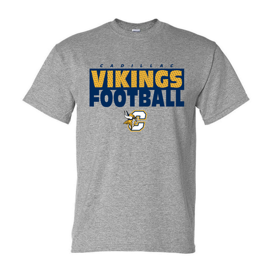 Cadillac Vikings Football UNISEX T-Shirt - SPORT GREY